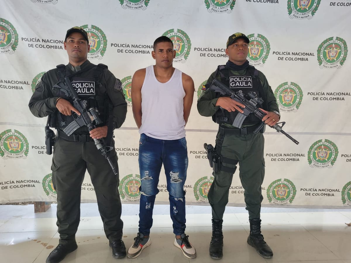 Capturan al presunto asesino de un patrullero de la Policía en Planeta Rica, Córdoba