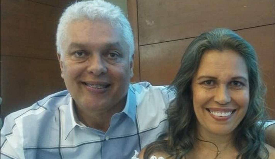 Alcibiades Libreros y su hermana Carmenza Libreros