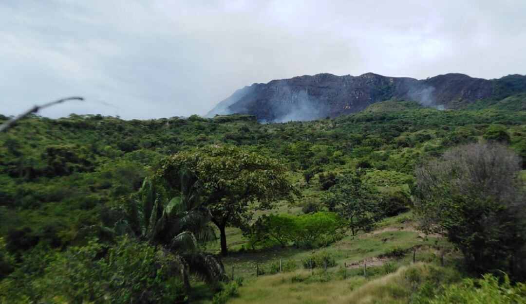 Los organismos de Ibagué apoyan a los bomberos de Suárez. 