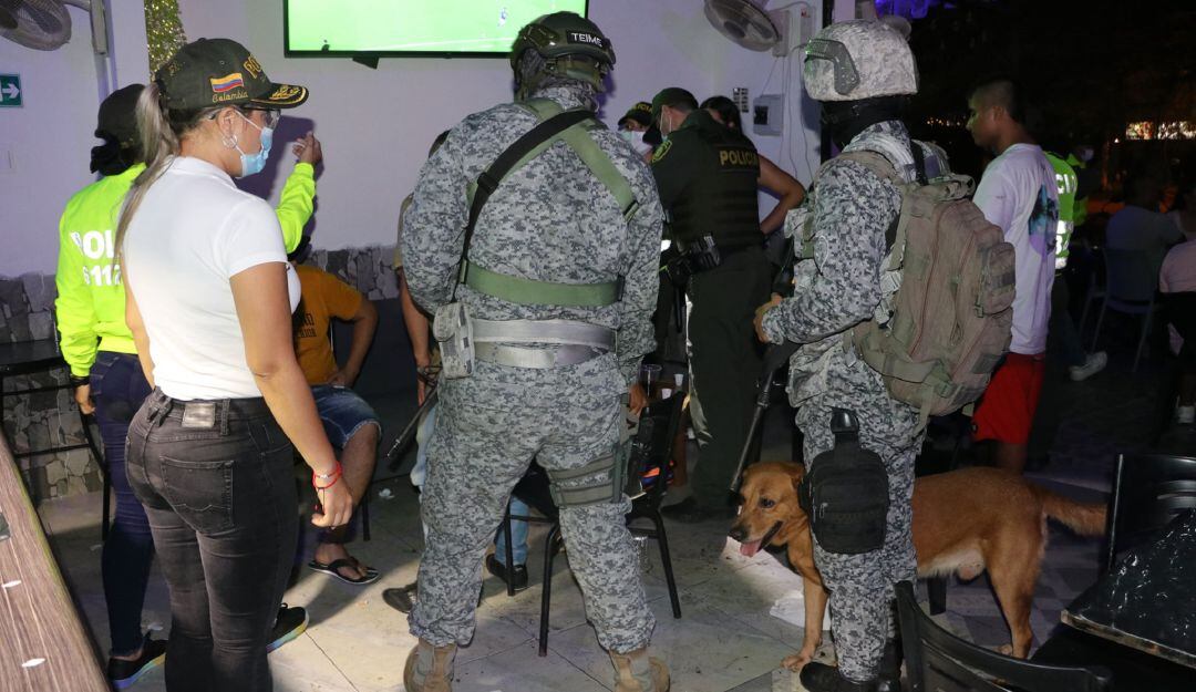 Operativos de control y registro en La Dorada