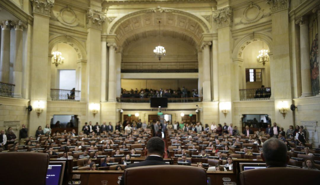 Plenaria de la Cámara de Representantes. Foto: Colprensa