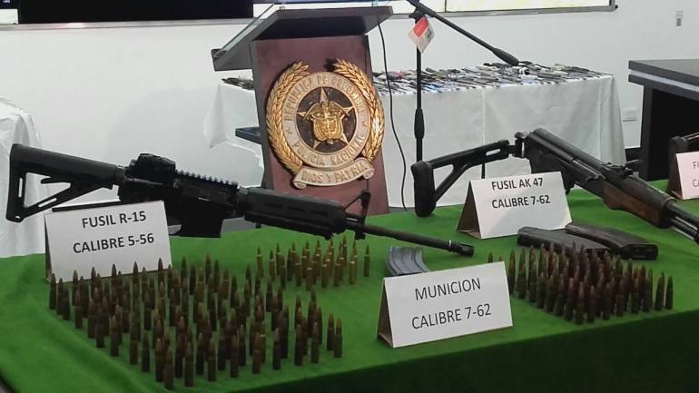 Incautacion de armas, Policía Metropolitana.