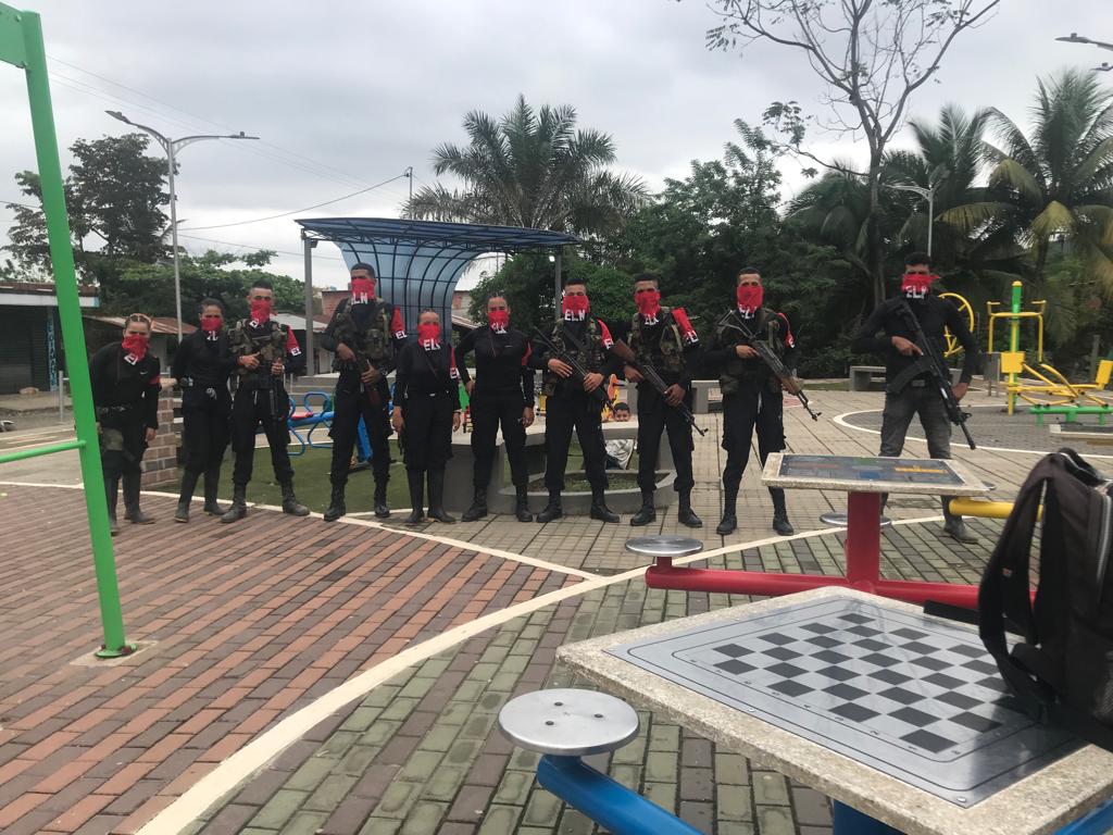 Presencia del ELN en Versalles, Tibú
