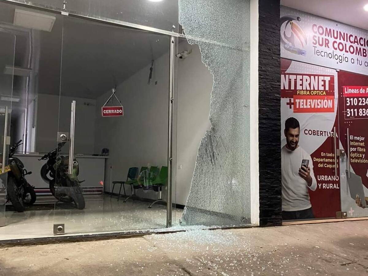 En San Vicente del Caguán Caquetá vandalizan local comercial