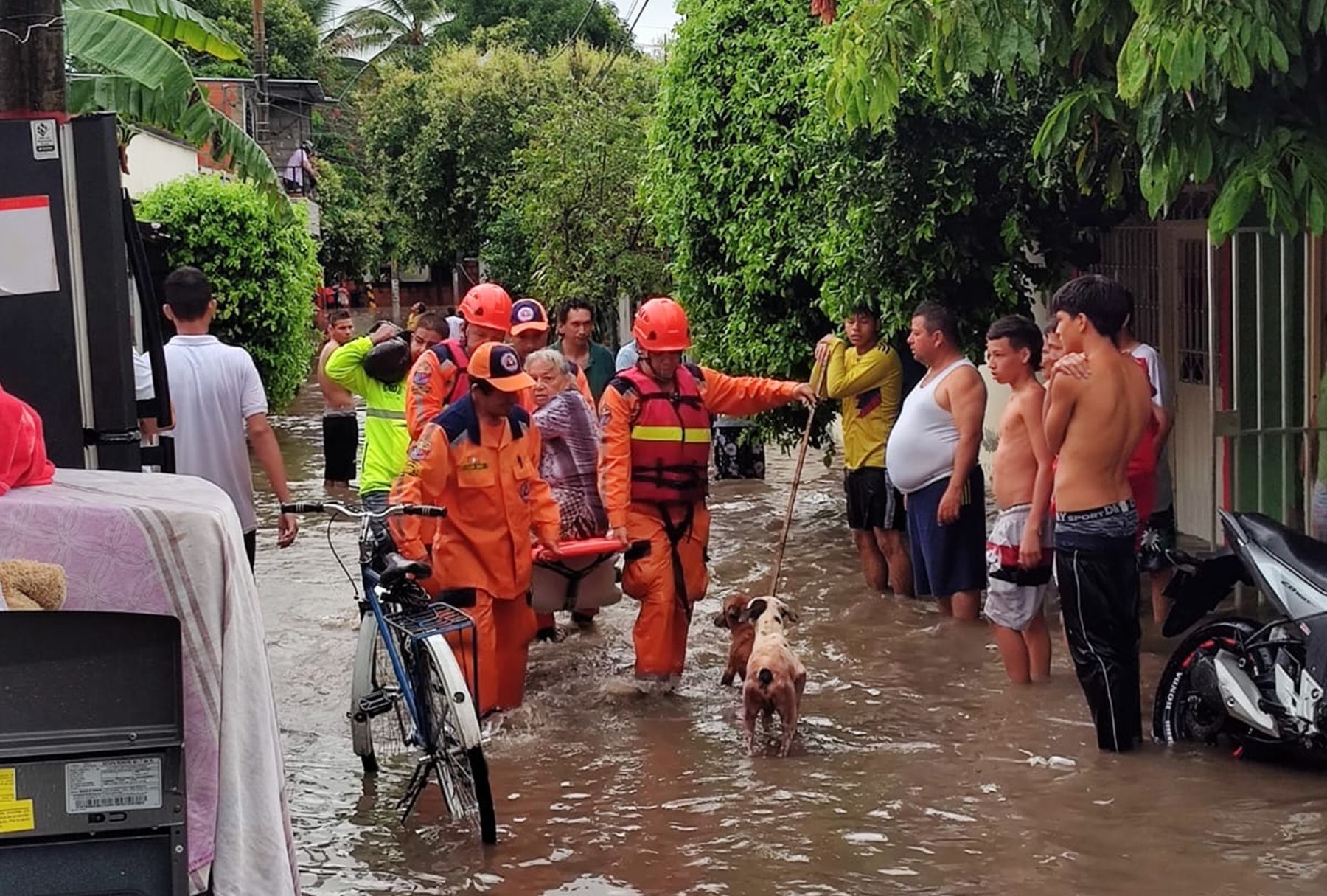 Inundación en el municipio de El Espinal