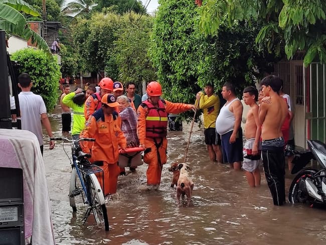Inundación en el municipio de El Espinal