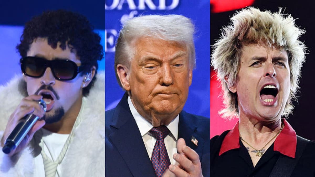 Trump dice que no asistirá al Super Bowl y que está “en contra” de Bad Bunny y Green Day
