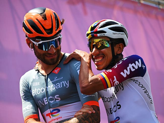 Filippo Ganna y Egan Bernal / Getty Images