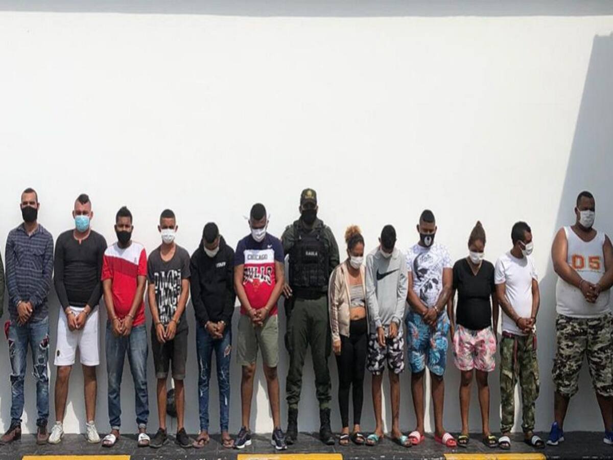 Capturan a 12 de la banda de “Los Costeños”