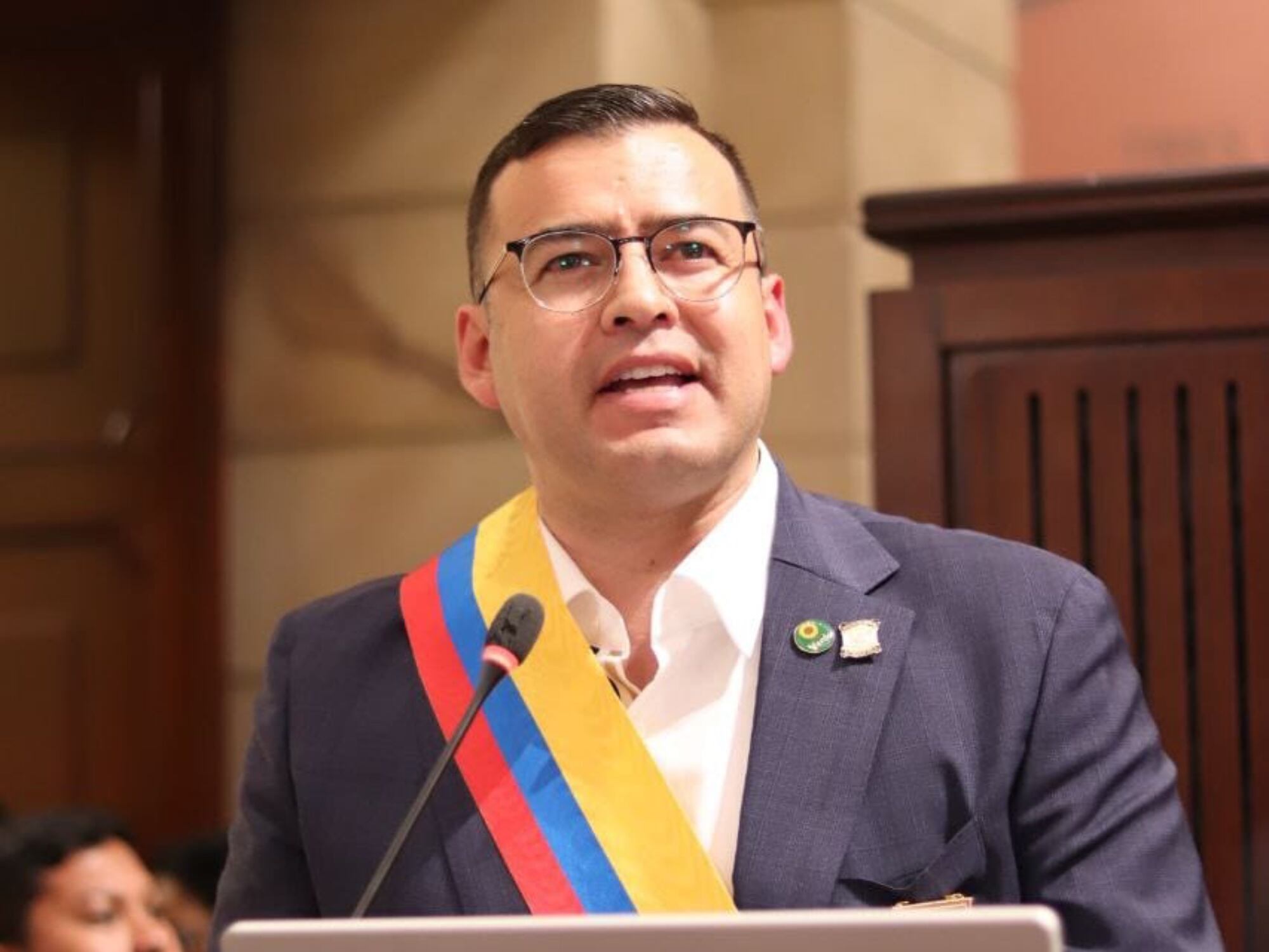 Jaime Raúl Salamanca. Foto: X de @CamaraColombia.