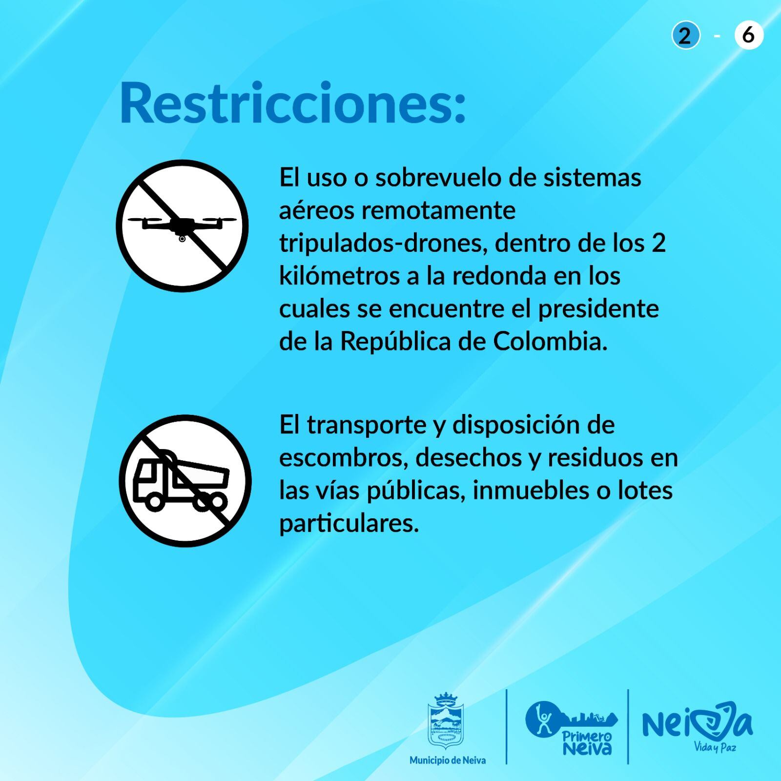 Desde las 06 am del día, durante la visita presidencial