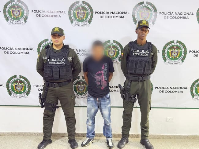 Alias Junior integrante del Clan del Golfo en Urabá- foto policía