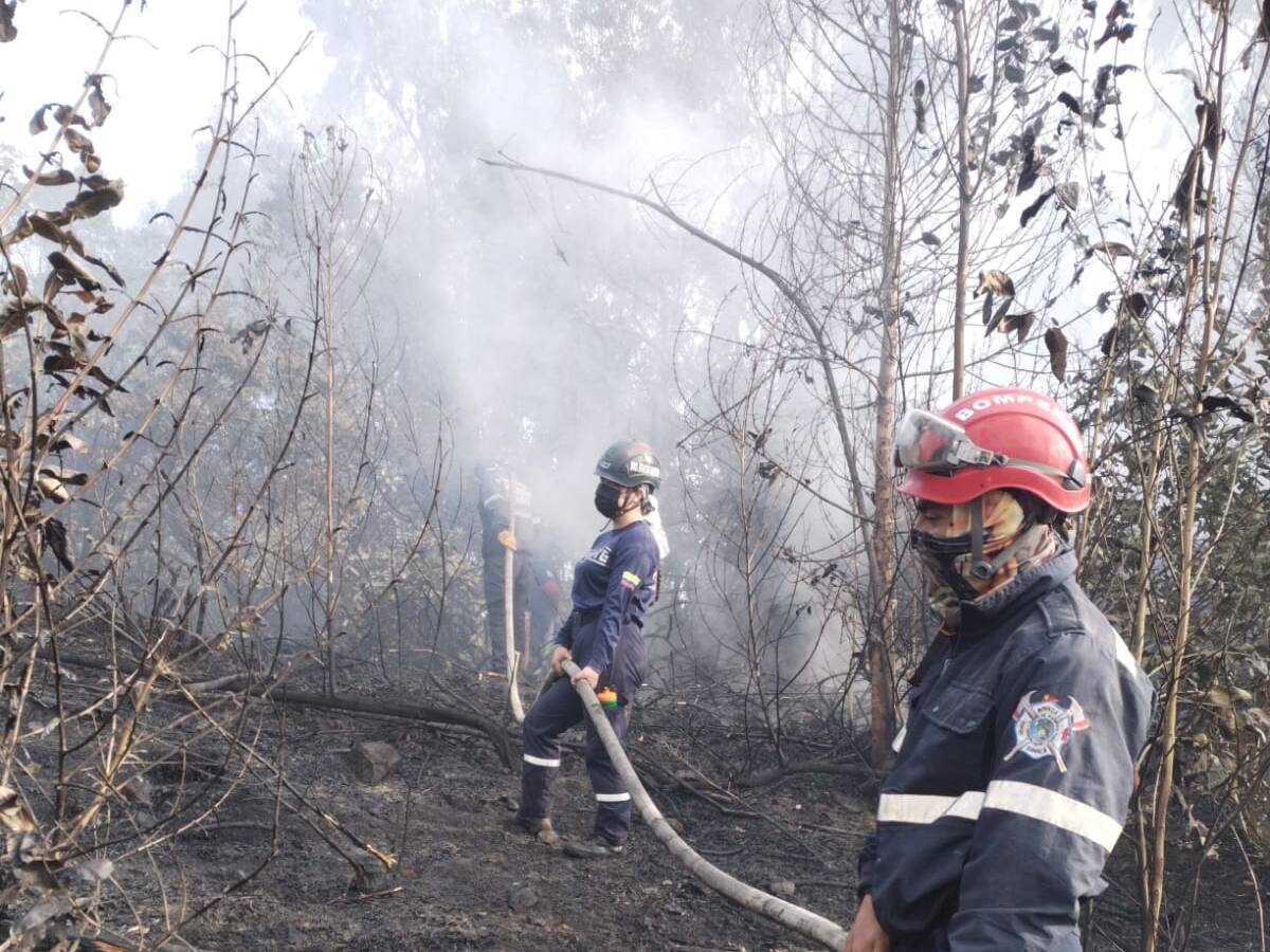 En Boyacá continúan las emergencias por incendios forestales