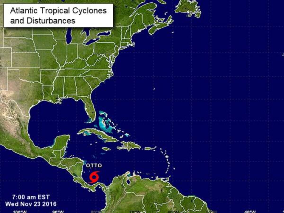 Huracán Otto se alejó de Colombia sin mayores consecuencias: Ideam
