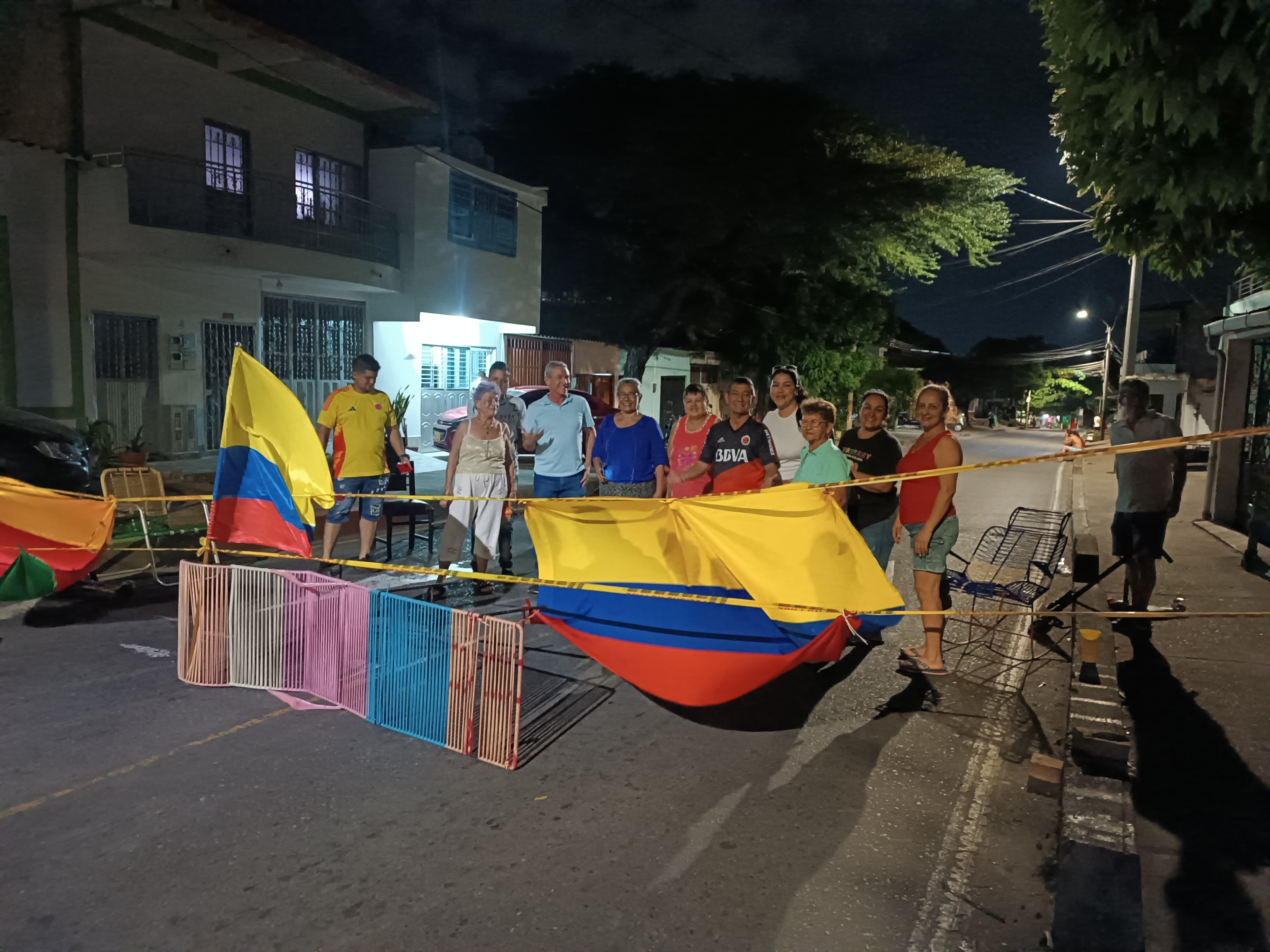 Protesta comunidad de Villa del Rosario / Foto: Cortesía