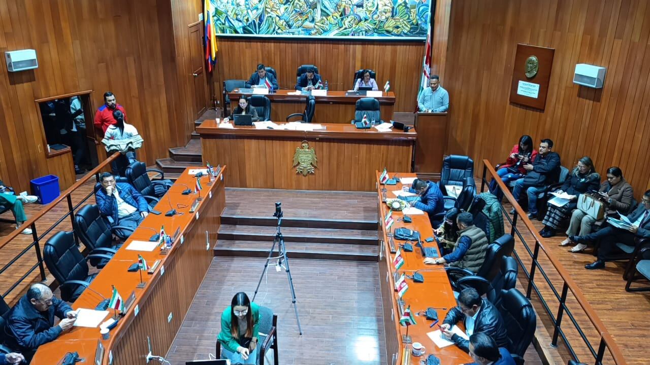 Clausura de sesiones extraordinarias en la Asamblea de Boyacá / Foto: Caracol Radio.