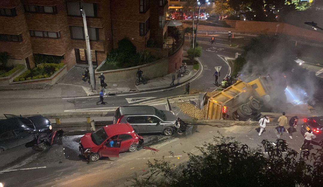 Accidente en la Avenida Circunvalar 