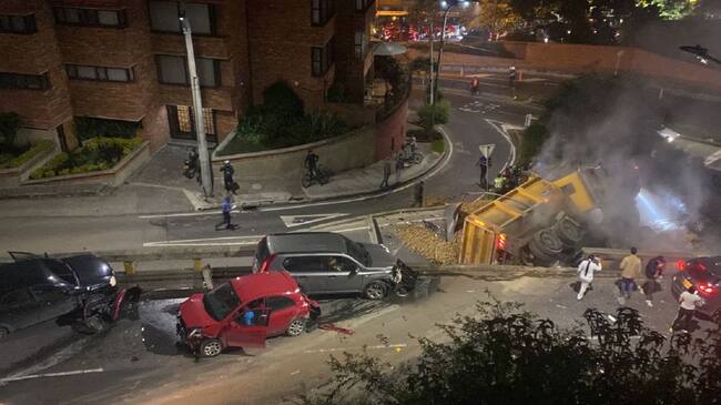 Accidente en la Avenida Circunvalar