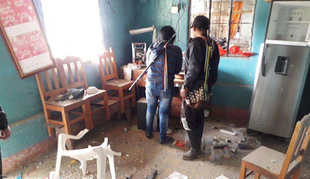 Ataque con explosivo a resguardo indígena en el Huila.