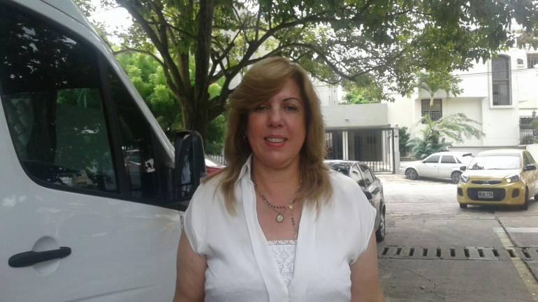 Clara L. Roldán, directora nacional de Coldeportes, luego de firmar convenio que entrega $20 mil millones para escenarios de los Juegos Centroamericanos y del Caribe Barranquilla 2018.