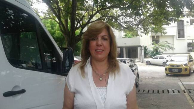 Clara L. Roldán, directora nacional de Coldeportes, luego de firmar convenio que entrega $20 mil millones para escenarios de los Juegos Centroamericanos y del Caribe Barranquilla 2018.