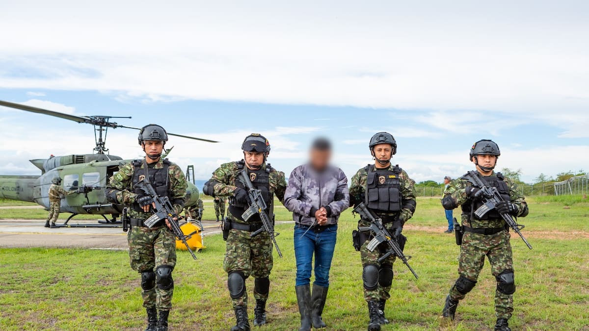 En el Huila fue capturado alias indio o Guajiro, presunto integrante del Frente Iván Díaz