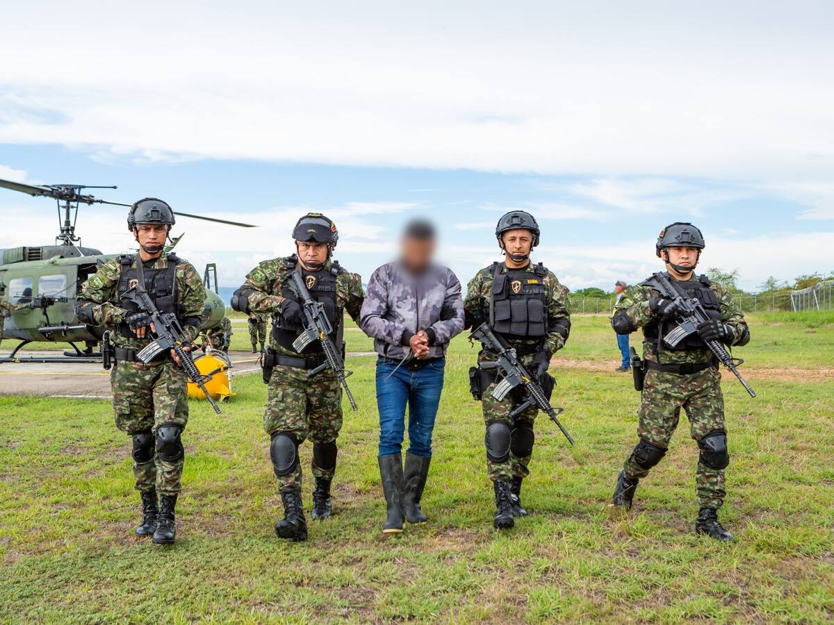 En el Huila fue capturado alias indio o Guajiro, presunto integrante del Frente Iván Díaz