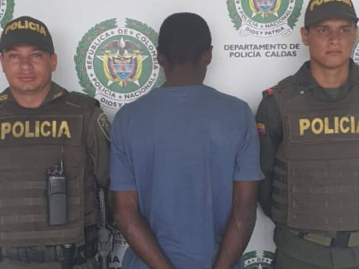 Capturan a El Negro, quien hacía parte de los más buscados de Caldas