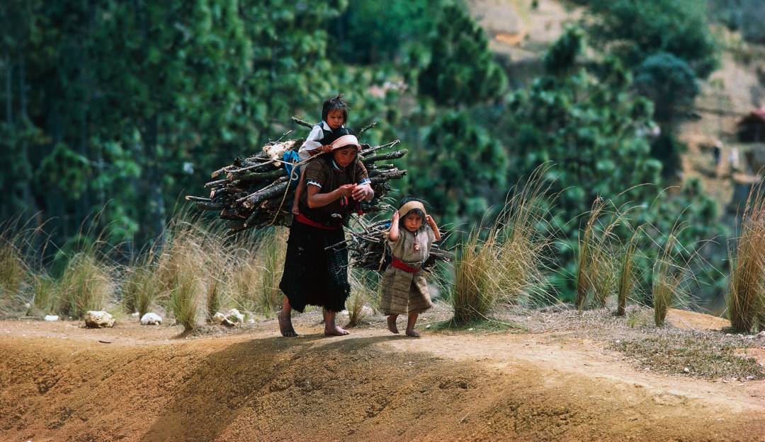 Familia indígena mexicana.  Foto: Getty