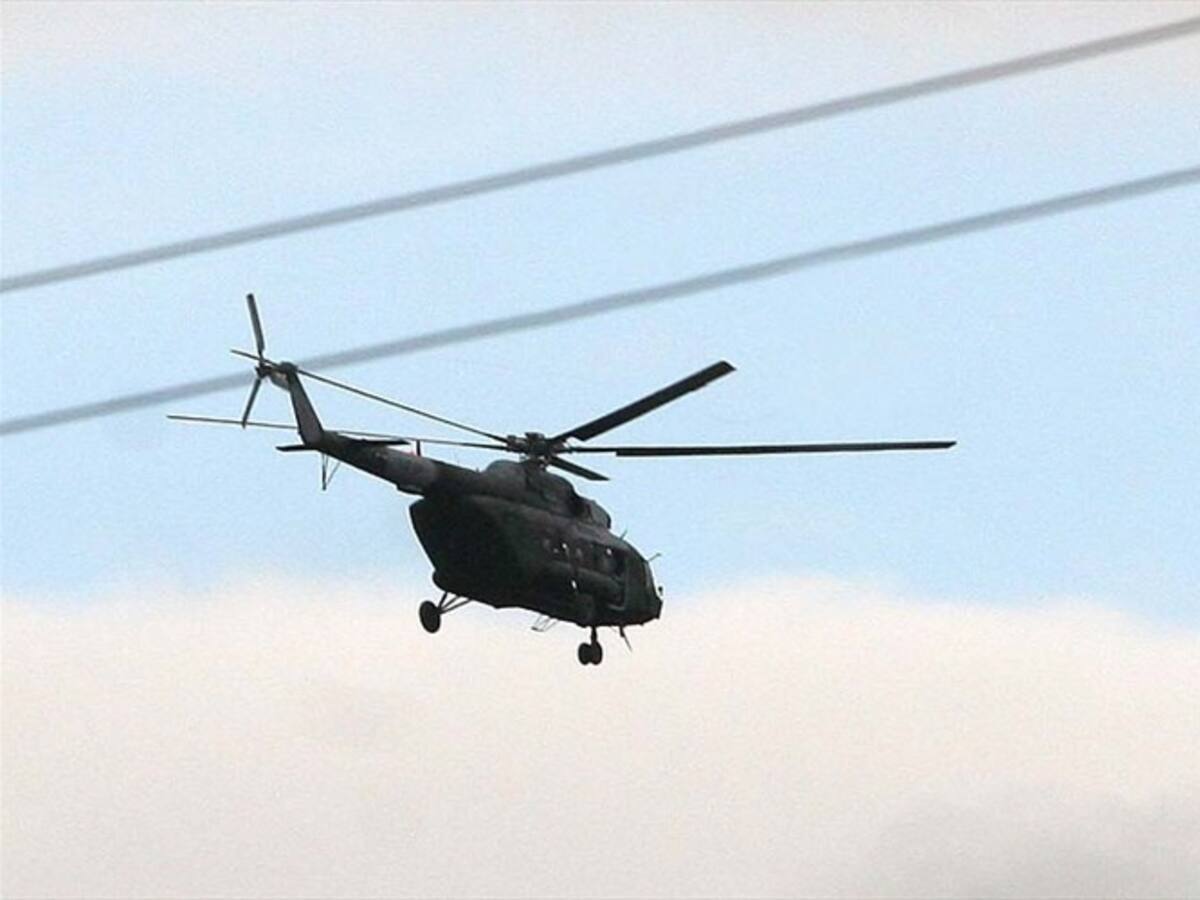 Investigan accidente de helicóptero de la Fuerza Aérea