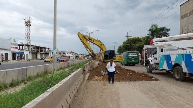 Obras en la Circunvalar