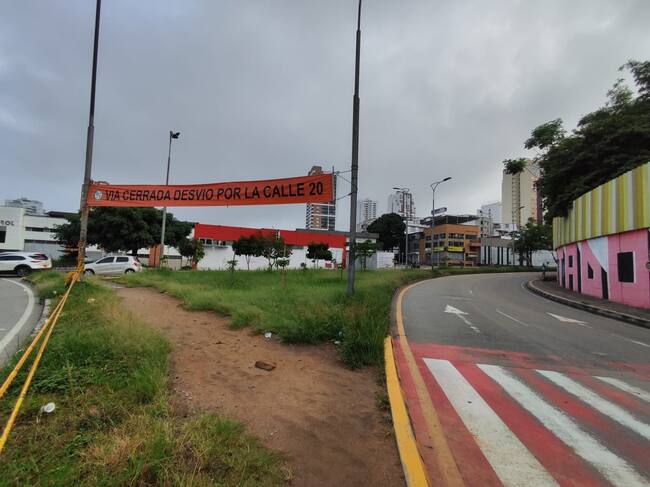 Cierre vial cerca a la Normal Superior en Bucaramanga va durar casi 3 meses.