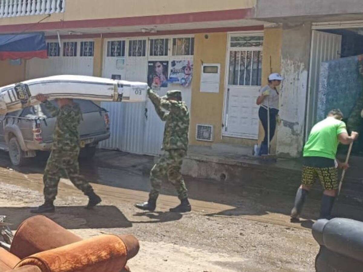 Soldados apoyan emergencia en San Andrés