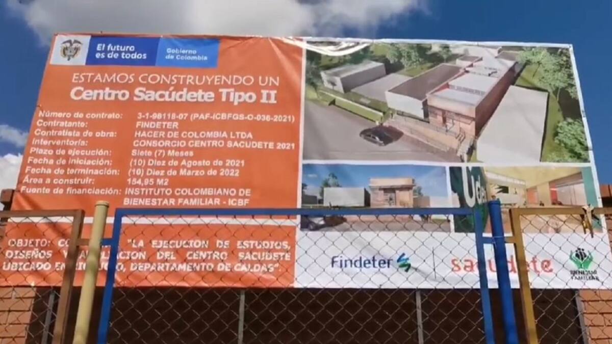 Centro Sacúdete de Riosucio avanza en su construcción