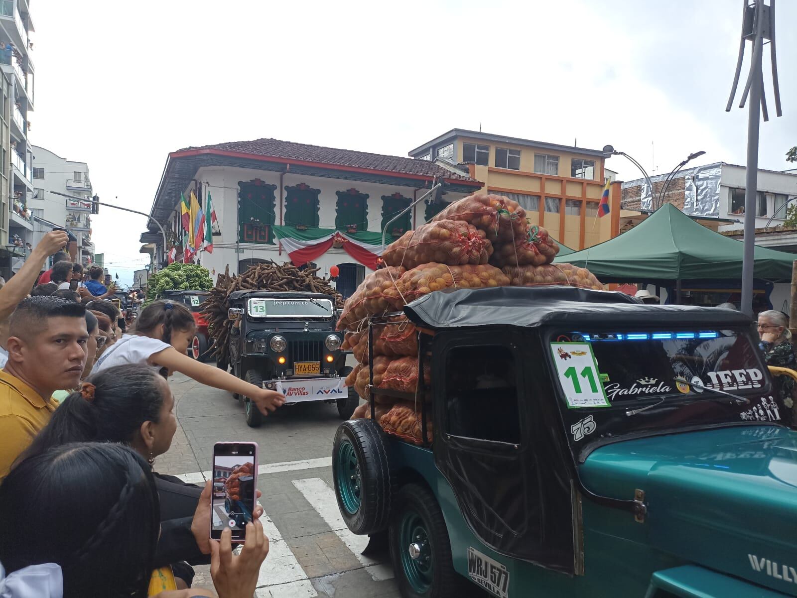 Tradicional desfile del Yipao en Calarcá, Quindío. Foto: Adrián Trejos