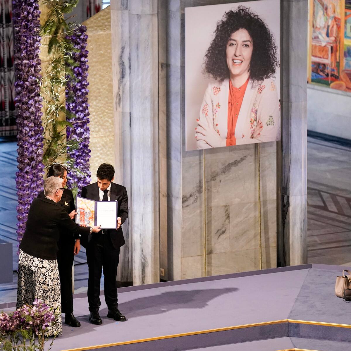Narges Mohammadi fue galardonada con el Premio Nobel de Paz en Oslo