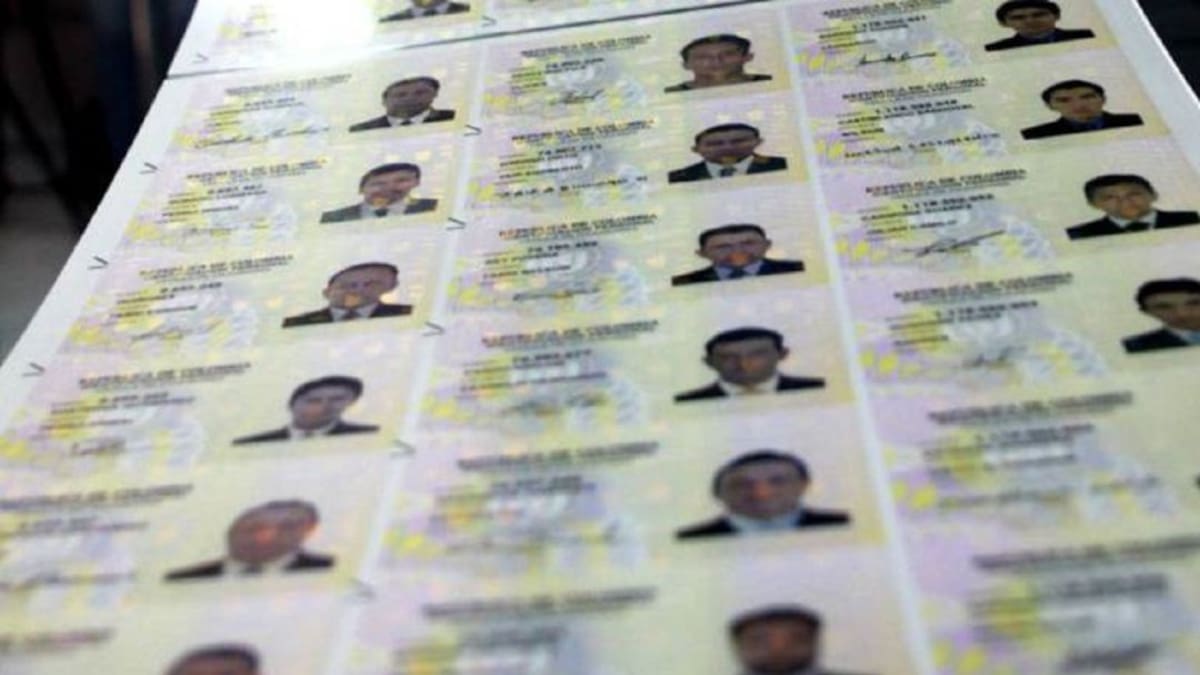 700.000 Cédulas y tarjetas de identidad, represadas en la registraduría