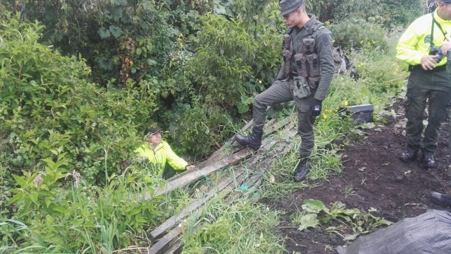 Destruyen 301 laboratorios de droga en el Putumayo. Foto: Policía antinarcóticos