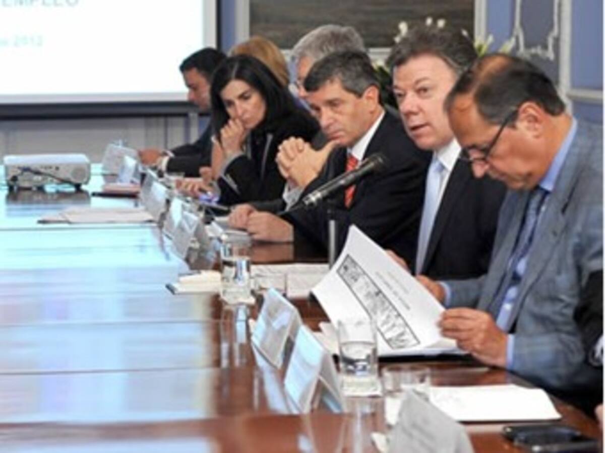 Presidente Santos lideró reunión de la Mesa de Empleo