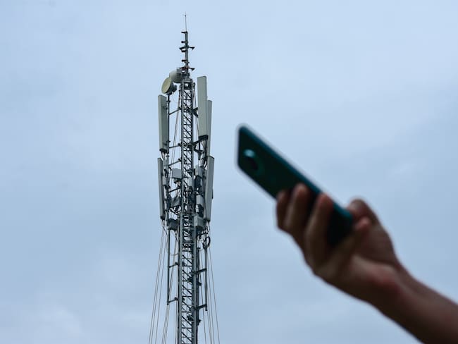 Antena de telecomunicación 5G. Foto: Getty Images