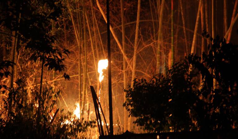 Incendios forestales en la Vega Cundinamarca