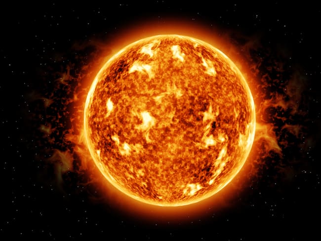 Tormenta solar 2023. Imagen de referencia vía Getty Images.