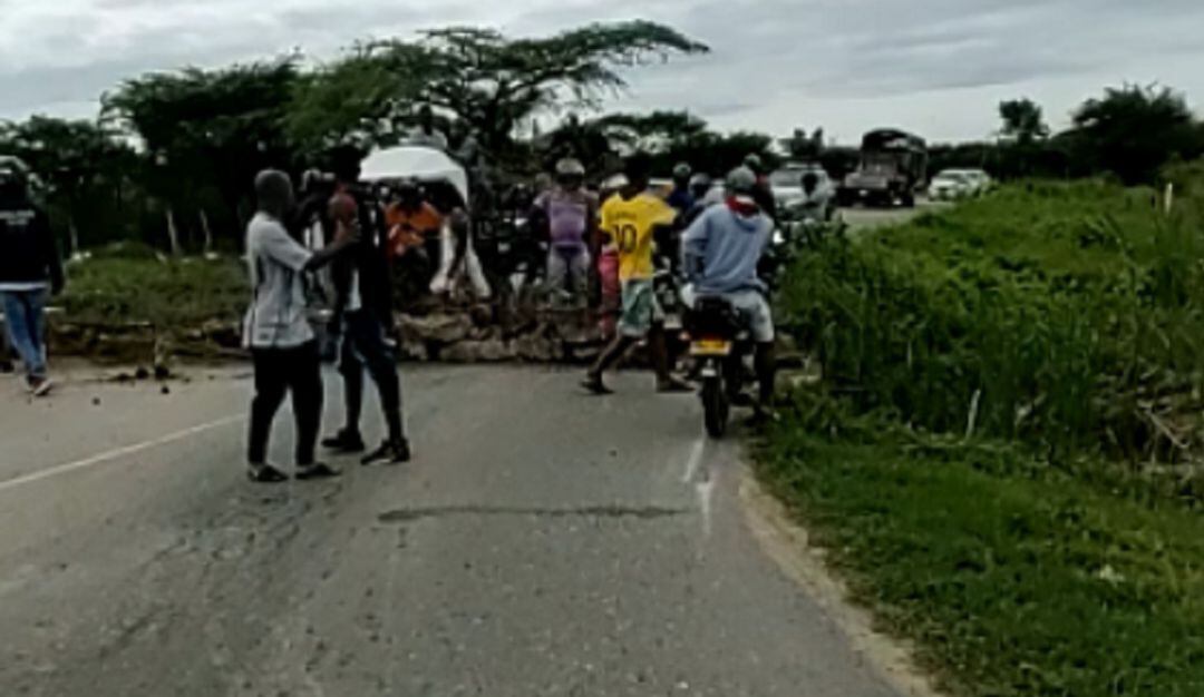Los residentes de esta vereda de Cartagena pidieron presencia de la Alcaldía de Cartagena por el mal estado de la vía de acceso
