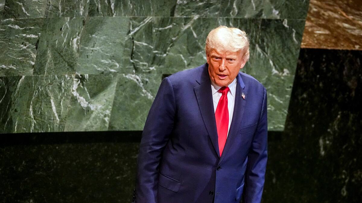 Trump pide a la ONU investigación por “sabotajes” en su intervención en la Asamblea General"