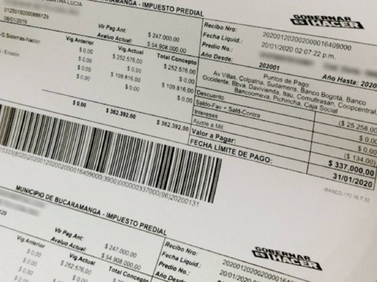 Cerca de 4.000 cuentas han sido embargadas en Bucaramanga