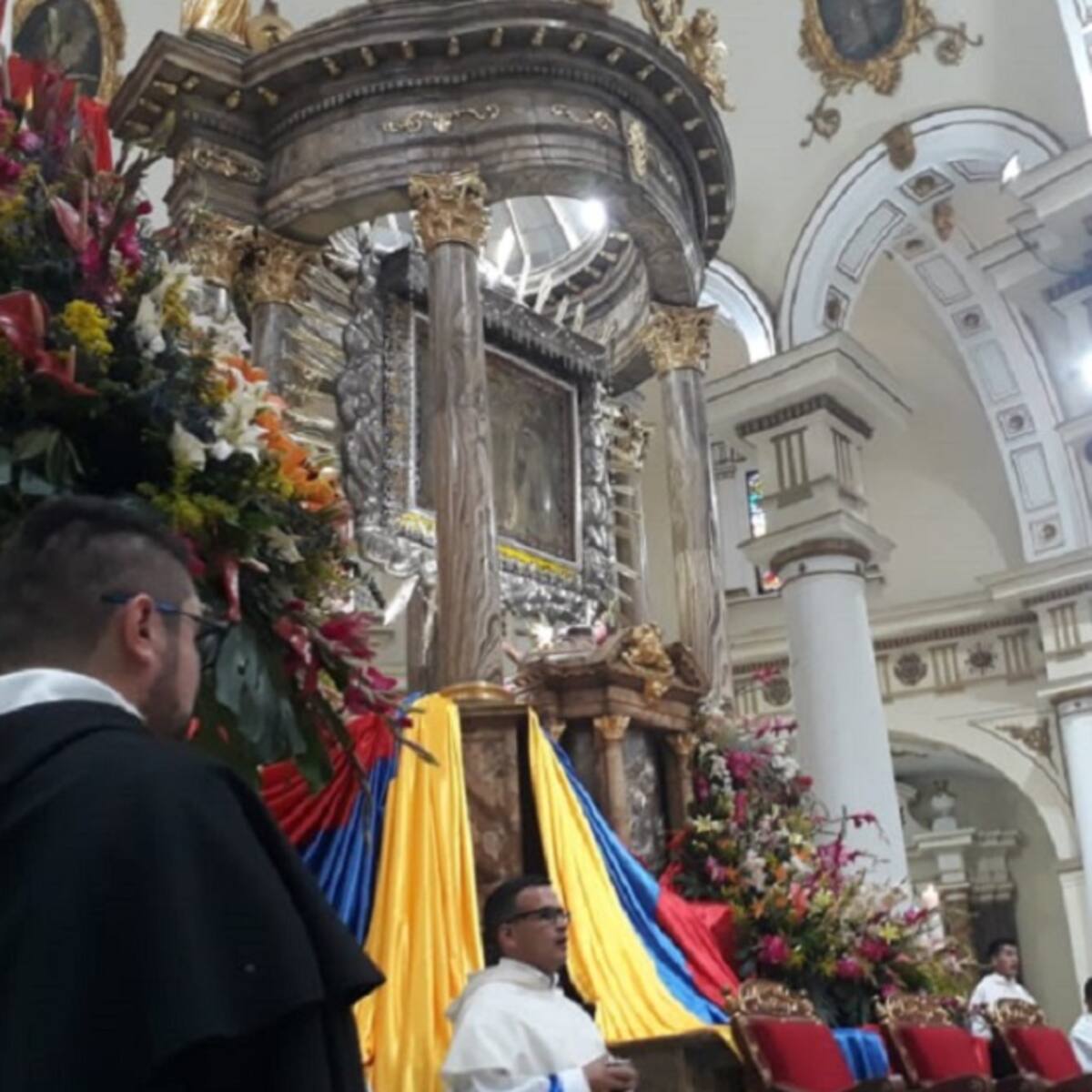 Se estima la visita de 8 mil peregrinos a la basílica de Chiquinquirá
