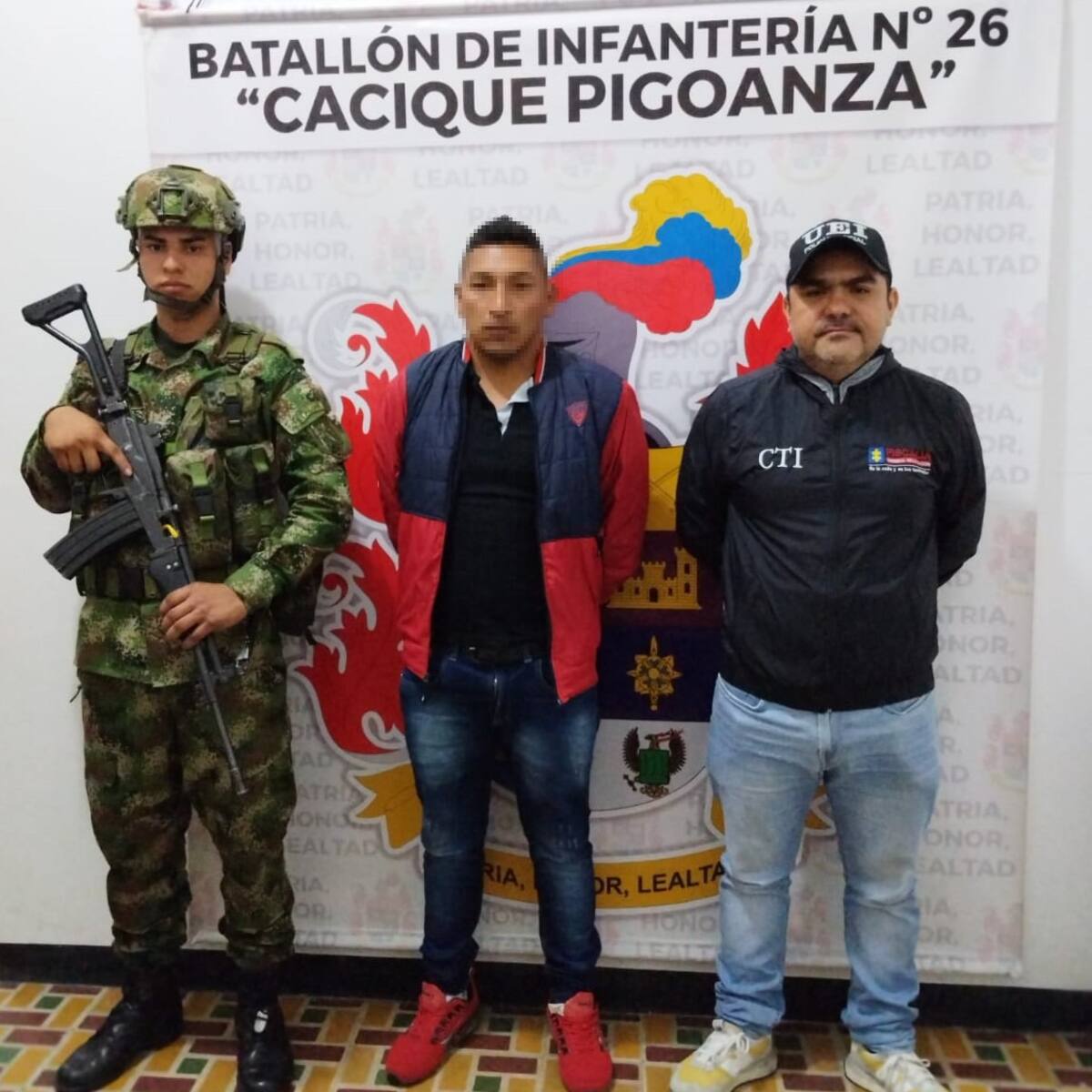 Capturado presunto integrante de la ‘Dagoberto Ramos’ en el Huila