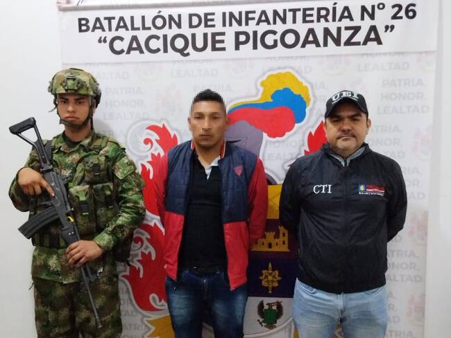 El sujeto al parecer se dedicaba al cobro de extorsiones a comerciantes en el Huila y Cauca.