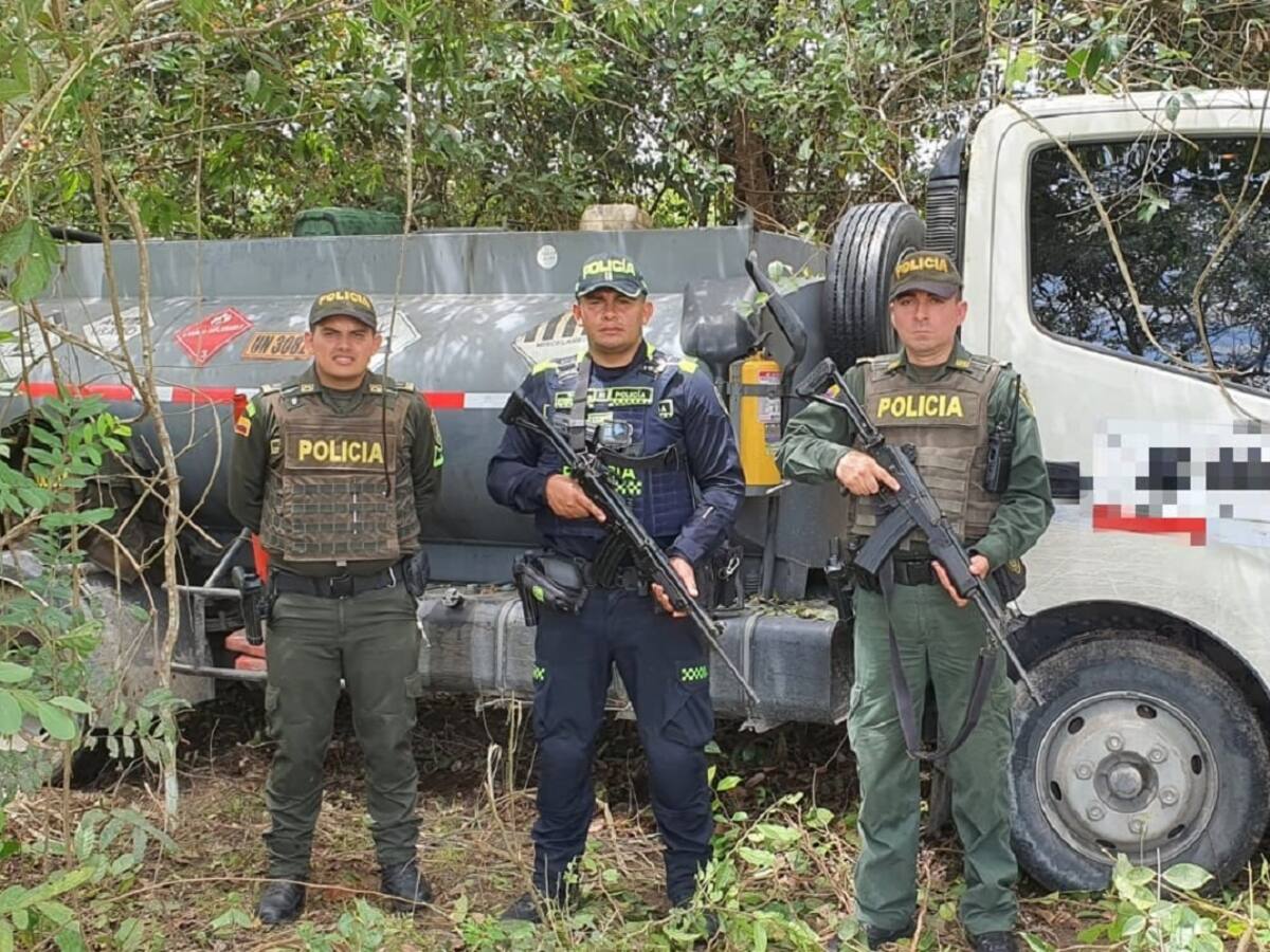 La Policía recuperó vehículo hurtado en la vía Villavicencio – Bogotá
