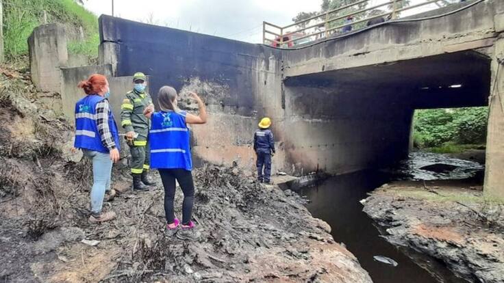 Incendio de camión cisterna dejó afectaciones al medio ambiente